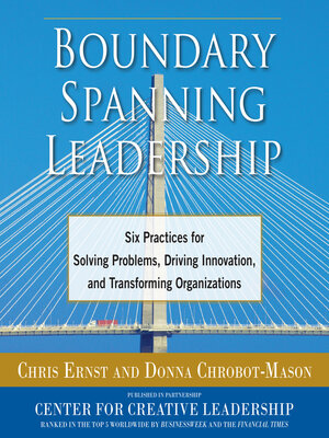cover image of Boundary Spanning Leadership